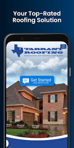 Android application Tarrant Roofing screenshort
