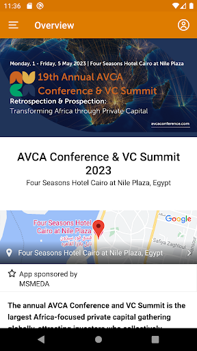 Android application AVCA Mobile screenshort