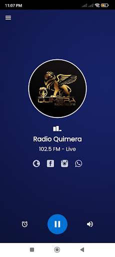 Radio Quimera 102.5 FM Screen 2