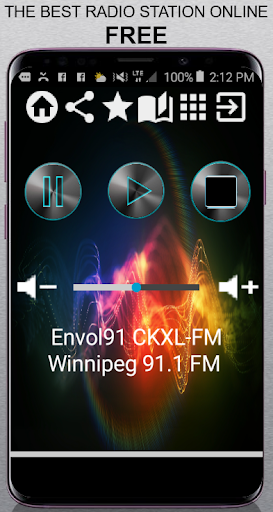 Android application Envol91 CKXL-FM Winnipeg 91.1 screenshort