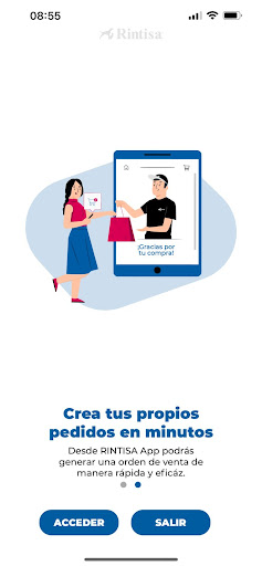 Android application RINTISA: PEDIDOS NEGOCIO screenshort