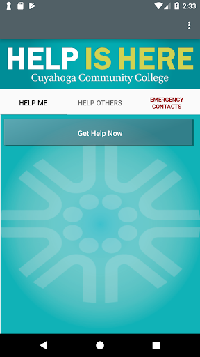 Android application Tri-C Help Is Here screenshort