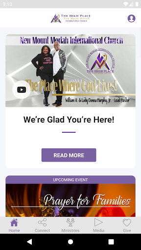 Android application New Mount Moriah Int'l Church screenshort