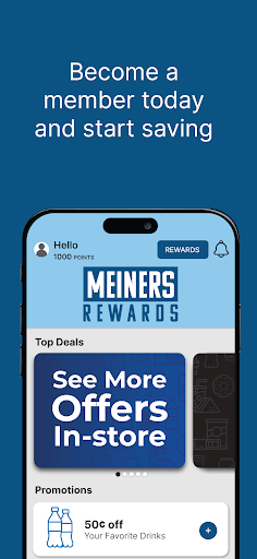 Android application Meiners Market screenshort