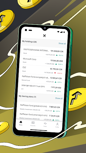 Raiffeisen Mobile Investing Screen 2