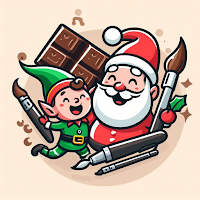 Santa Christmas Coloring Book