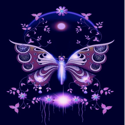 Butterfly Wallpaper Blue logo