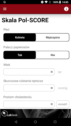 Android application Lekseek PolSCORE screenshort