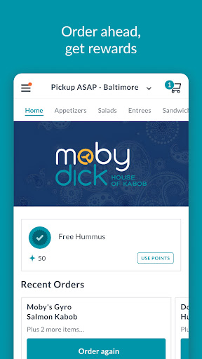 Android application Moby Dick House of Kabob screenshort