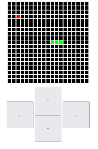 Android application snake5 screenshort