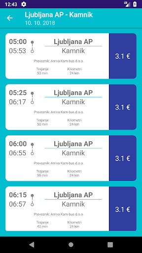 arriva.si Screen 2