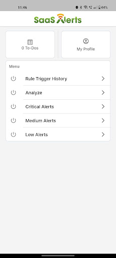 SaaS Alerts Screen 2