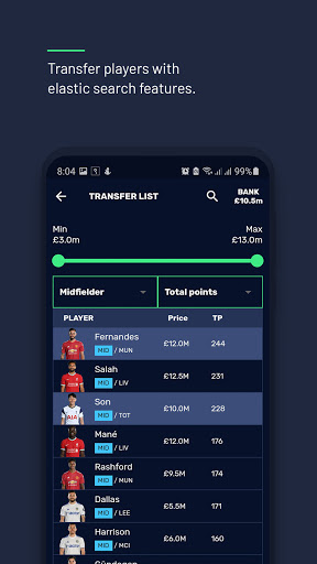 FPL - Fantasy Football League Screen 3