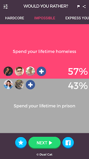 Would You Rather - Social Game screenshots 2