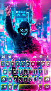 Smoke Purge Mask Keyboard Theme 7.0.1_0120 screenshots 5