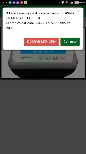 Android application Silcheck Envio VC screenshort
