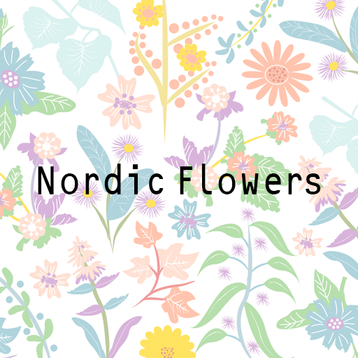 Flower Theme Nordic Flowers  Icon