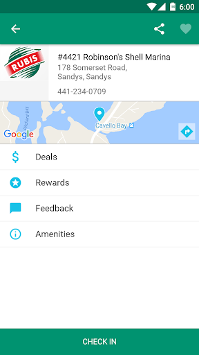 Android application Rubis Rewards screenshort