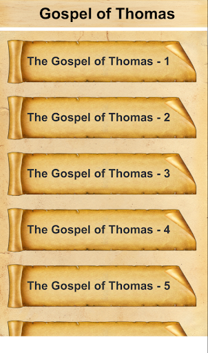 Android application Gospel of Thomas screenshort
