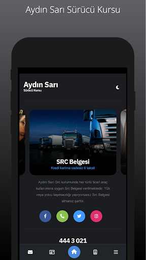 Android application AYDIN SARI SÜRÜCÜ KURSU screenshort