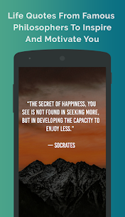 Famous Philosophy Quotes MOD APK- Daily Motivation (No Ads) 3