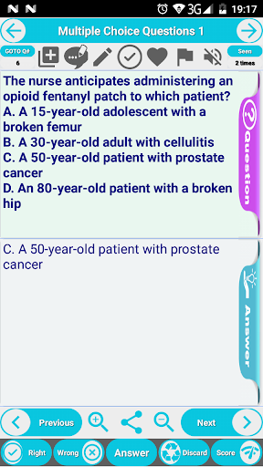 Pain Management Nursing Exam