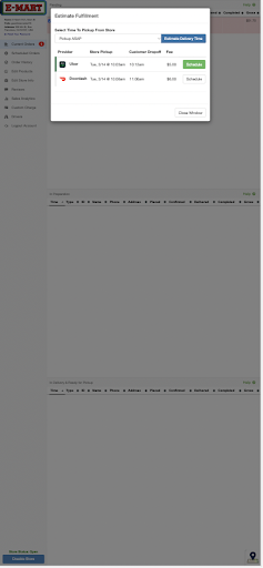 Vroom Delivery Store Portal Screen 3