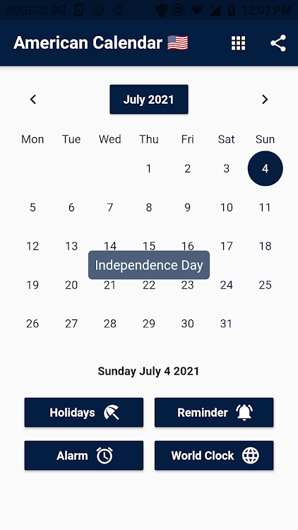 United States Calendar 2024 - 6.6.67 - (Android)