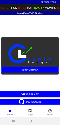 Android application Crypto Ledger screenshort