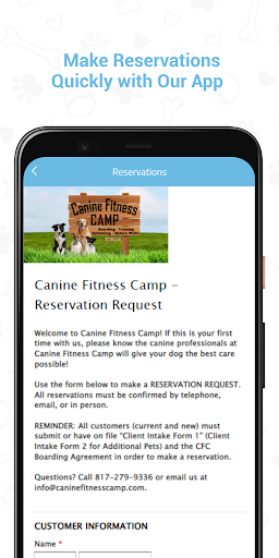 Canine Fitness Camp Screen 2