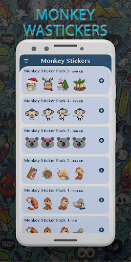 Monkey Stickers for Whatsapp