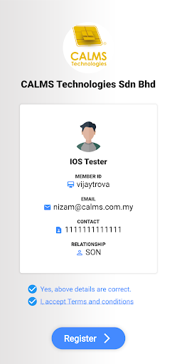 CALMS Parent Screen 2