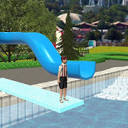 Water Slide Downhill Rush - Aquapark Game Mod apk son sürüm ücretsiz indir