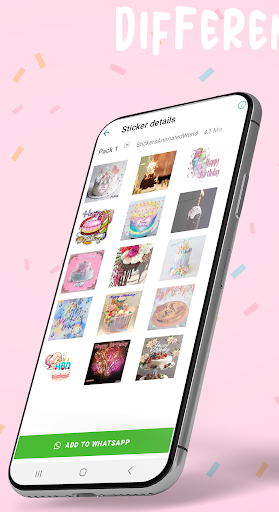 Birthday Stickers Animated GIF Screen 3