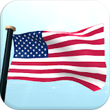 US Flag 3D Live Wallpaper icon