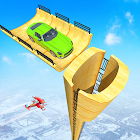 Mega Ramp Race - Flying Car Stuntman Ramp Racing 