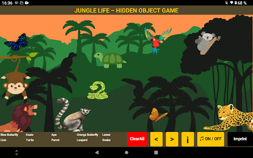 Jungle Life Hidden Object Game Screen 3