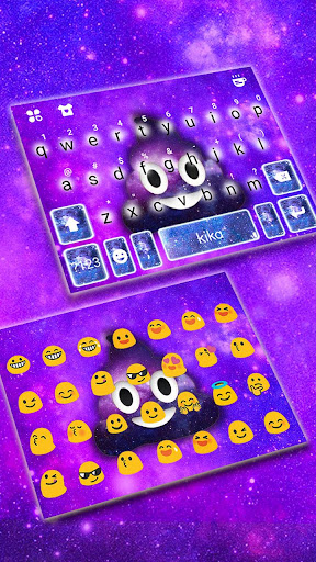 Galaxy Poop Keyboard Theme Screen 3