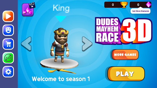 Dudes Mayhem Fall Race 3D 1 APK screenshots 6