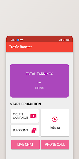 Android application Traffic Booster screenshort