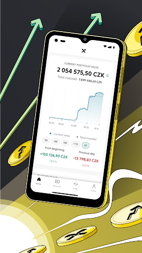 Android application Raiffeisen Mobile Investing screenshort