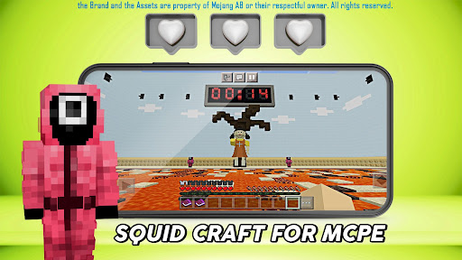 Map Squid Game For Minecraft