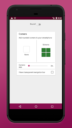 Android application Rounded: Corners Curve screenshort