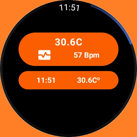 Android application Skin & Body Temperature screenshort