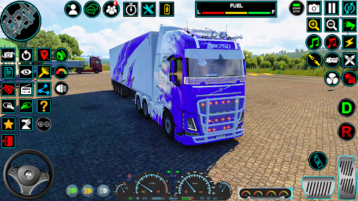Euro Truck Games Driving 3D Screen 3