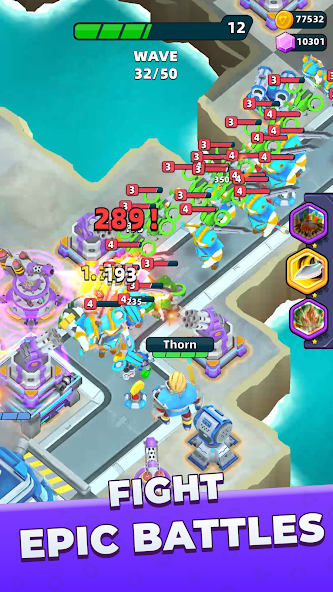Raid Rush: Tower Defense TD 1.313 APK + Mod (Unlimited money / Free purchase) for Android