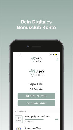 Android application ApoLife screenshort