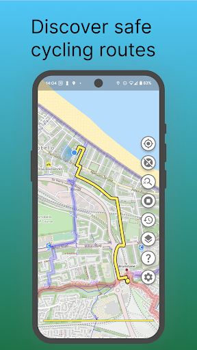 Android application World Bike Map screenshort