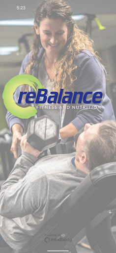Android application reBalance Fitness Company screenshort