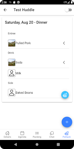 Camper Huddle Screen 3